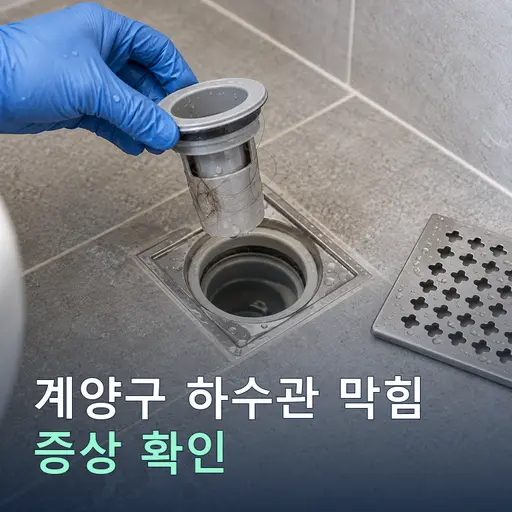 계양구 하수관 막힘과 역류, 집수받이·악취·반지하 배수를 나눠 보는 법