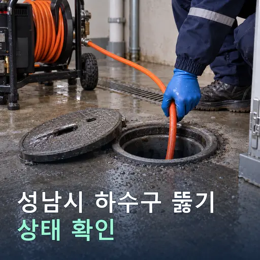 성남시 하수구뚫기 즉시해결