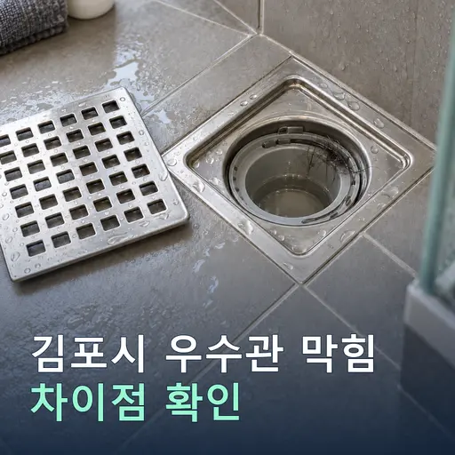 김포시 우수관 막힘, 법정도로 빗물받이 신고와 사유 배수구 점검 구분